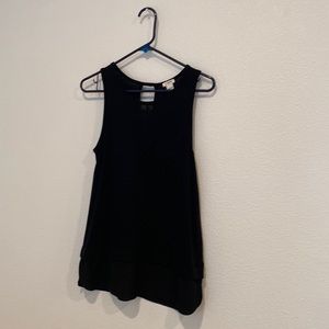 Jcrew black tank top, excellent condition
